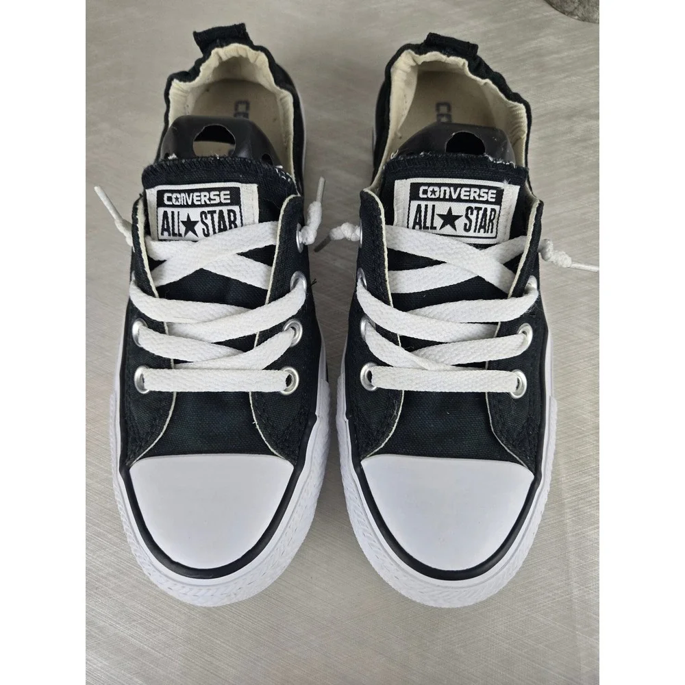 Converse Chuck Taylor All Star Shoreline Black Slip On Sneakers 537081F Womens 7 - Picture 2 of 10